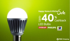 Paytm Buy Led bulbs at flat 40 cb