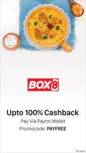 Paytm- Get 100% Cashback on Box8