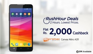 Paytm Rush Hour Buy Canvas Nitro A311