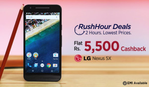 Paytm Rush Hour Buy LG Nexus 5