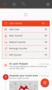 Udio App- Get flat 50% cashback on recharge or utility bill payments