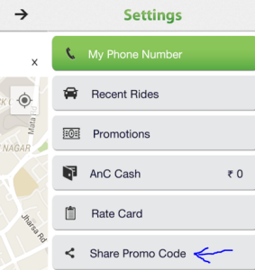 autoncab app share promo code