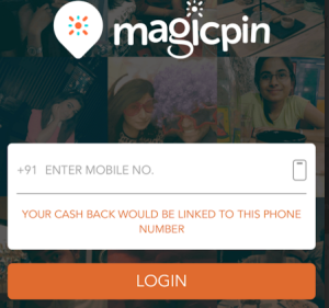 magicpin enter your mobile number, earn Rs 25 per referral