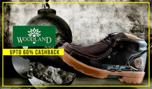 woodland footwear flat 60 cashback paytm fab fashion sale