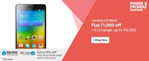 Flipkart Buy Lenovo K3 Note at Rs 8099 only