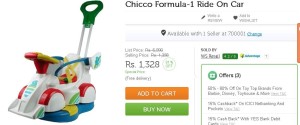 Flipkart- Chicco Formula-1 Ride On Car1