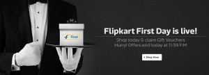 Flipkart First Day offers