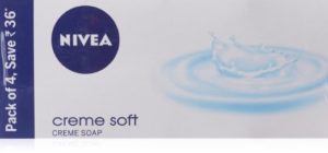Nivea Creme Soft creme Sop ,125gm (Pack of 4) Rs 168 only amazon