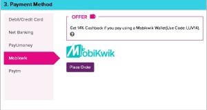 Purplle Mobikwik 14 cb offer
