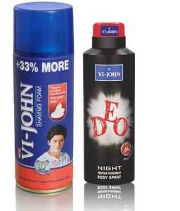 Snapdeal- Vi-john Shave Foam 400gm For Hard Skin And Deo Night Combo