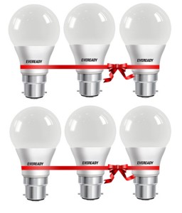 Snapdeal Eveready 7W 6500K LED Bulbs (Set of 6)