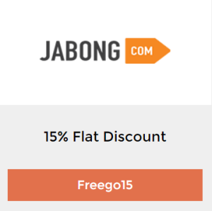 jabong freecharge go shopping fest 15 discount + 25 cashback