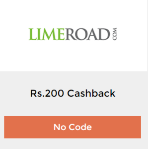limeroad 200 cashback ++ extra 25 cashback freecharge go shopping fest