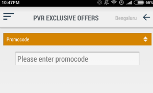 pvr apply code APNU100 to get Rs 100 off on app