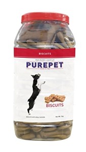 Amazon- Buy Purepet Biscuits Chicken flavor 500 gm at just Rs 20 only