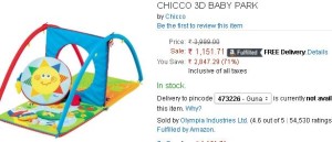 Amazon- Chicco 3D Baby Park1