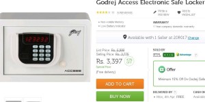 Flipkart- Buy Godrej Access Electronic Safe Locker1