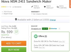 Flipkart- Buy Nova NSM 2411 Sandwich Maker1