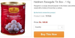 Giftease- Buy Haldiram Rasagulla 1