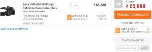 Infibeam- Buy Sony HVR-HD1000P High Definition Camcorder1