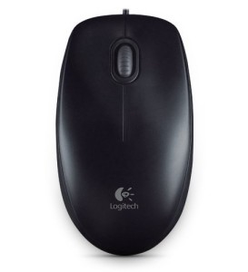 Logitech M100r Wired USB Mouse (Dark Black) Rs 273 only