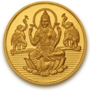 P.N.Gadgil Jewellers Laxmi Shree 24 (995) K 5 g Gold Coin Rs 12845 only flipkart