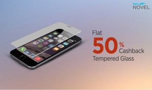 Paytm buy tempered glass at 68 off Extra 50 cb