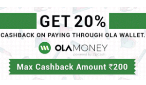 Purplle- Get flat 20 cashback on paying via Ola Money