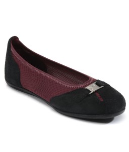 Snapdeal Puma Saba Ballet Black Ballerinas