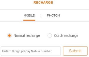 Tata Docomo- Get Flat 10% Cashback on any Recharge greater than 1Rs 100