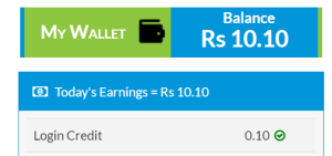 zypog Rs 10.10 in wallet