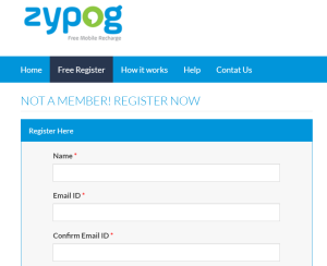 zypog create account and get Rs 10