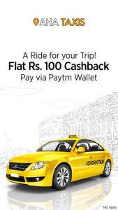 AHA Taxi Paytm Offer