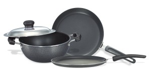 Amazon Prestige Omega Select Plus Non-Stick BYK Set, 3-Pieces