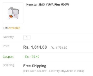 Ebay- Buy Kenstar KJY50W3P Yuva Plus Juicer Mixer Grinder1