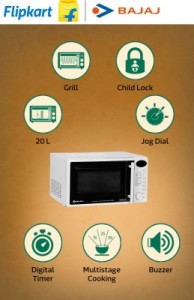 Flipkart Bajaj 2005ETB 20 L Grill Microwave Oven