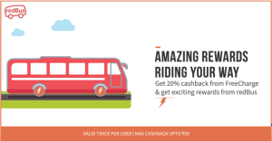 Freecharge Redbus offer