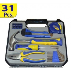 GoodYear GY10486 Household Hand Tool Kit(31 Tools) Rs 629 only flipkart