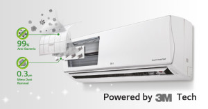 LG BSA18IBE Inverter V Split AC (1.5 Ton, Warm Grey) microdust protection filter
