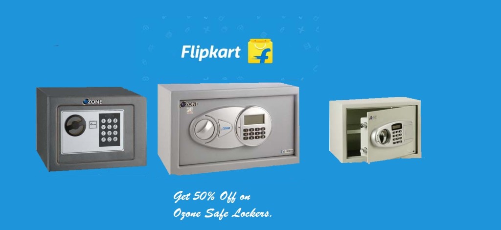 Flipkart 50% Off on Ozone Safe Lockers