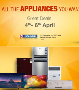 amazon home appliances sale 4th april