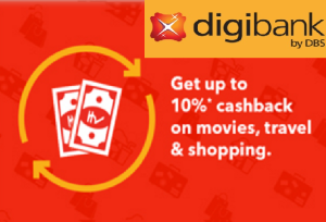 digibank DBS digisavings get 10 cashback on merchants 23 april to 31 october 2016