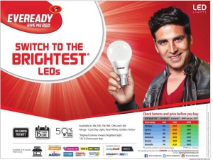 eveready led bulbs upto 67% off + free alkaline batteries amazon
