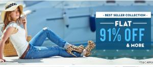 styletag flat 91% off on fashion products
