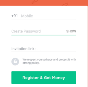 truebalance app sign up by entering referral code to get Rs 10 free