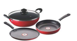 Amazon- Buy Bajaj Ceramic Duo Cookware Set 1
