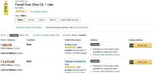 Amazon- Farrell Pure Olive Oil1