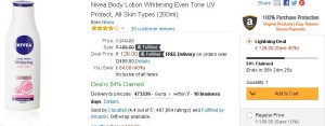 Amazon- Buy Nivea Body Lotion