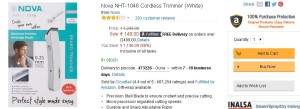 Amazon- Buy Nova NHT-1046 Cordless Trimmer1