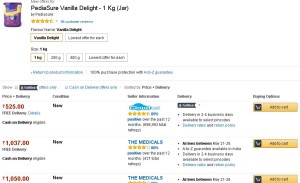 Amazon- Buy PediaSure Vanilla Delight1